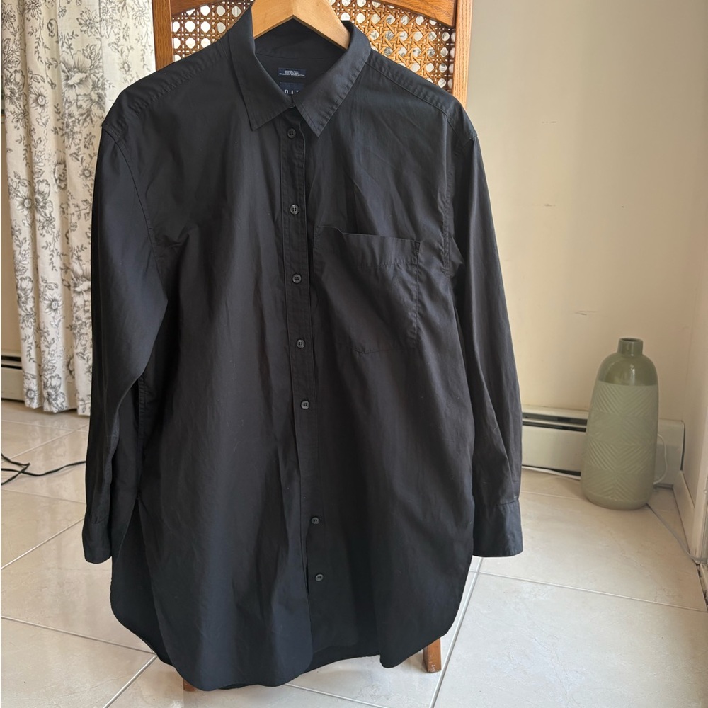 GAP Black Casual Button Down Shirt
